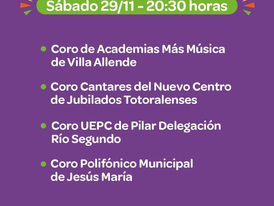 Jesús María: Encuentro de Coros