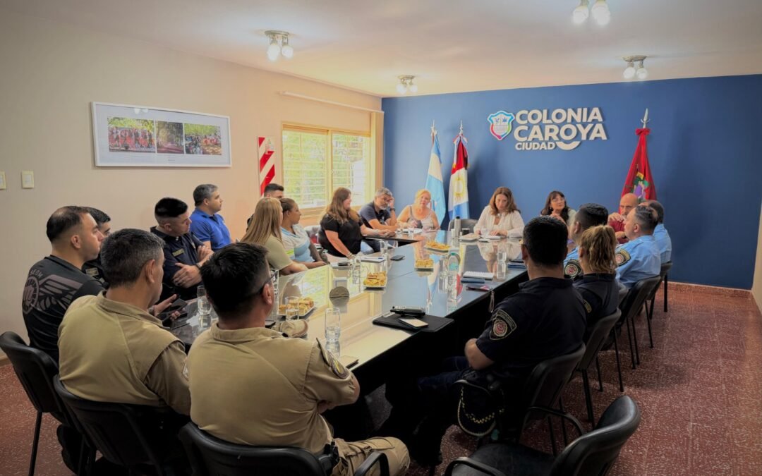 Colonia Caroya: Mesa de seguridad Vial