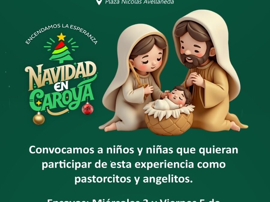 Encendido del Arbolito y Pesebre en la plaza