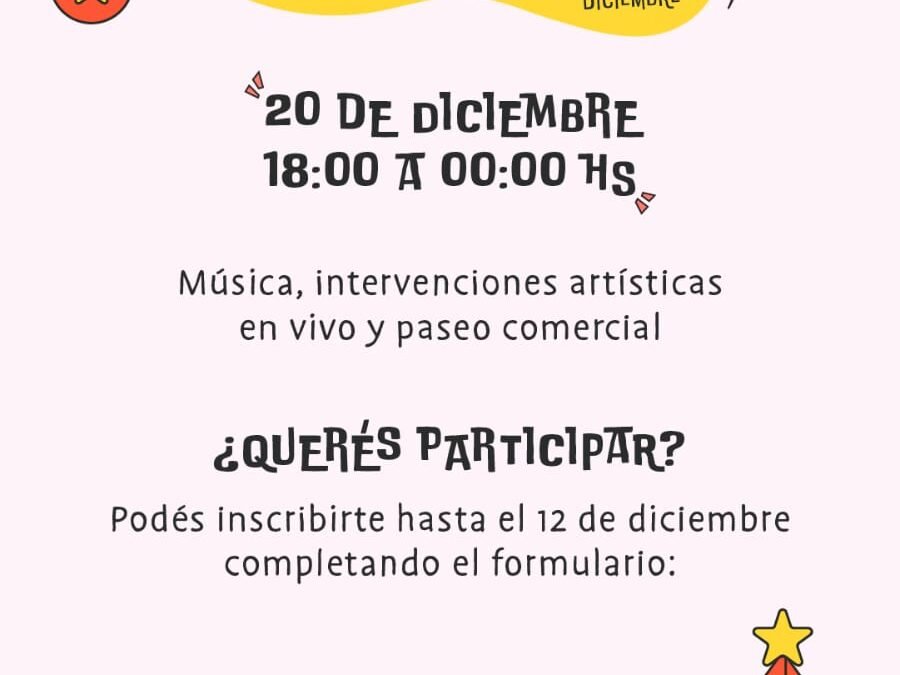 Jesús María se prepara para su tercer mercadillo a cielo abierto: “El Mercadillo Navideño”