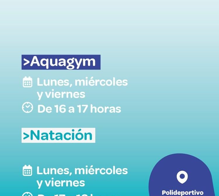 Aguagym y Natación para adultos