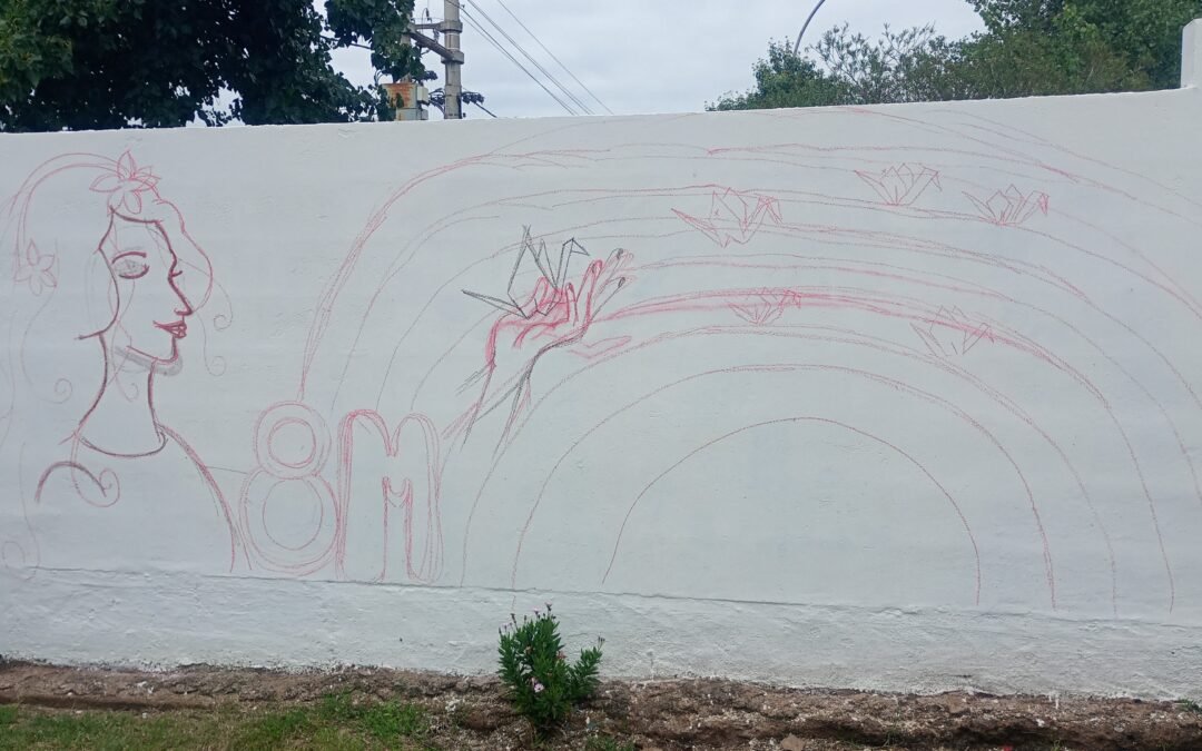 Jesús María: Encuentro comunitario y muraleada en el marco del Mes de la Mujer