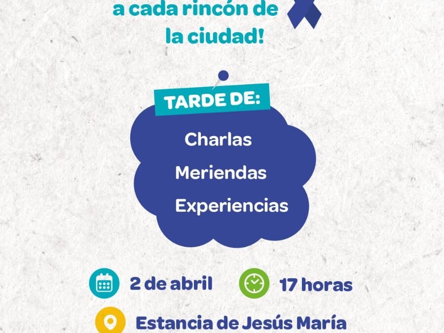Jesús María: jornada por el Día Mundial de Concientización sobre el Autismo